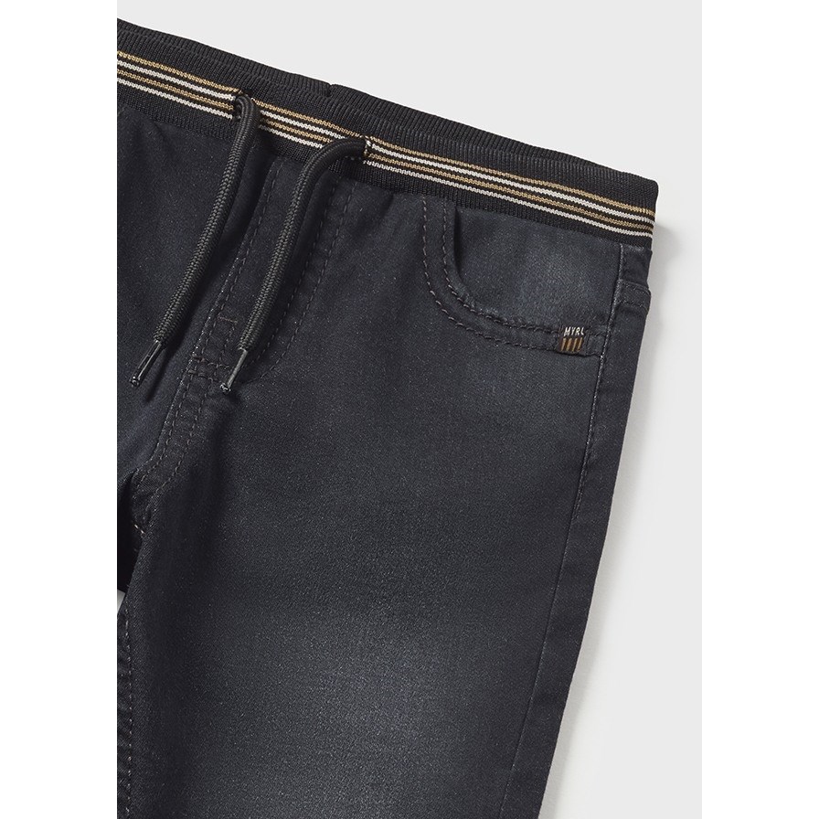 Mayoral Kışlık Erkek Bebek Denim Pantolon Siyah