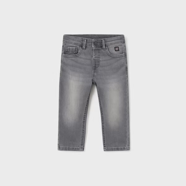 Mayoral Kışlık Erkek Bebek Denim Pantolon Gri