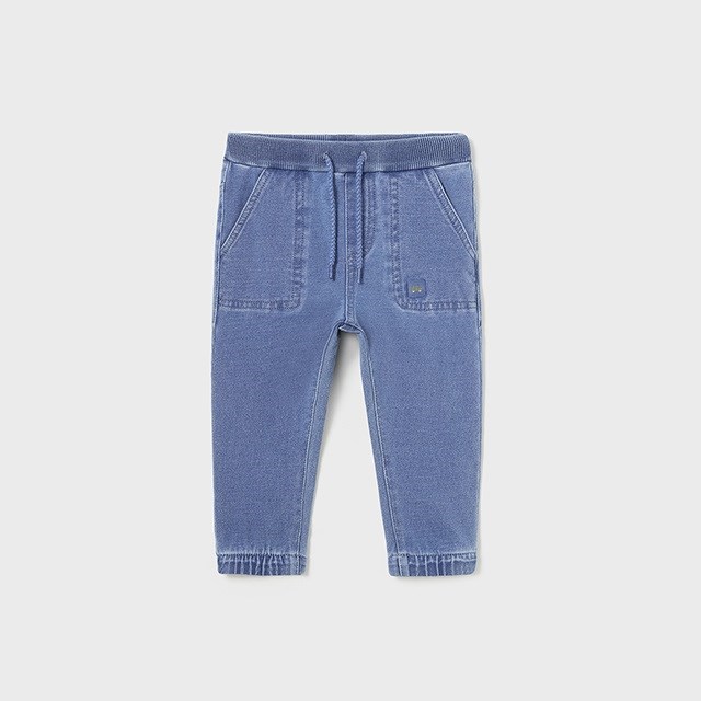 Mayoral Kışlık Erkek Bebek Denim Pantolon Mavi