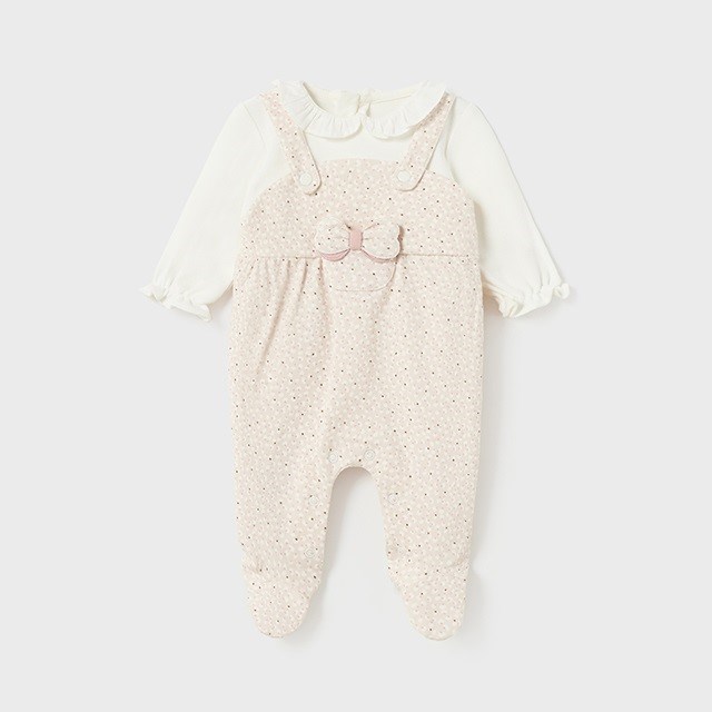 Mayoral Kışlık Kız Bebek Tulum Pembe