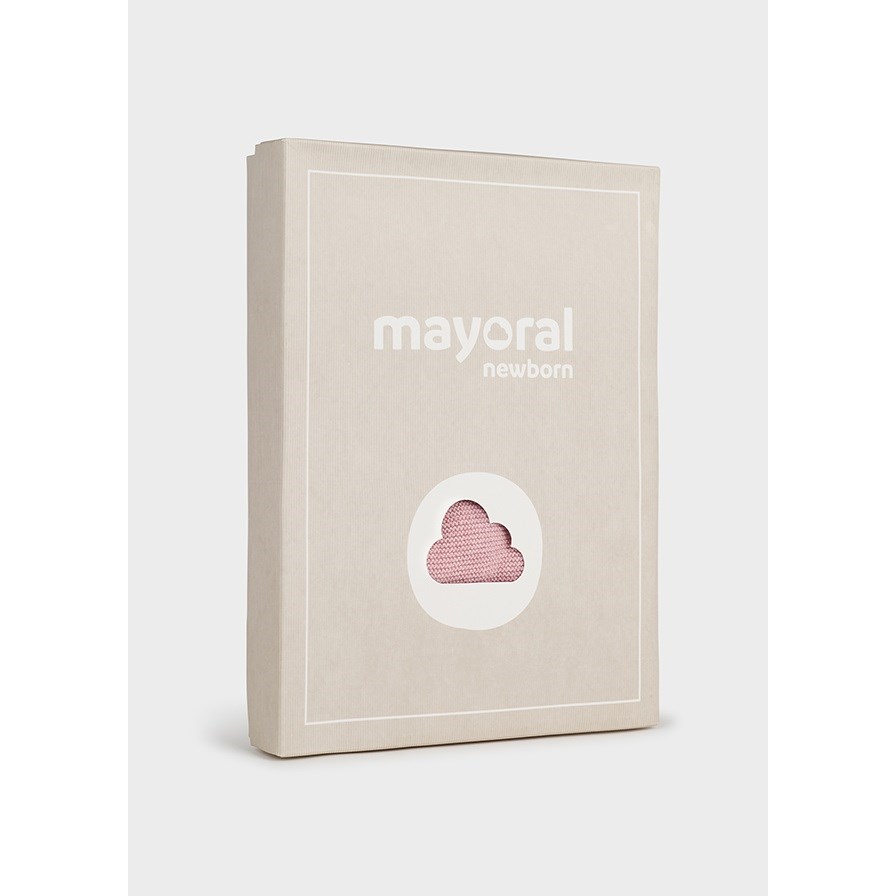 Mayoral Kışlık Kız Bebek Örme Tulum Ceket 3'lü Set Pembe