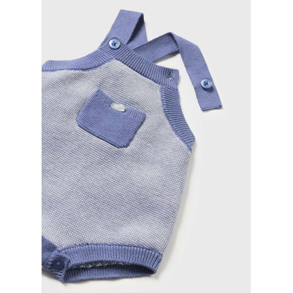 Mayoral Kışlık Erkek Bebek T-shirt Tulum Çorap Set Mavi