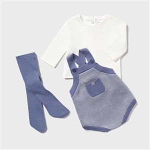 Mayoral Kışlık Erkek Bebek T-shirt Tulum Çorap Set