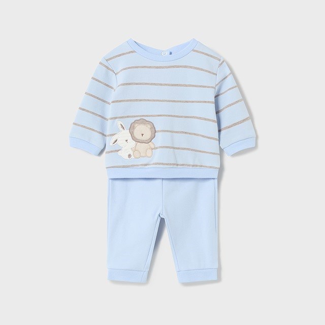 Mayoral Kışlık Erkek Bebek Eşofman 4'lü Set Mavi