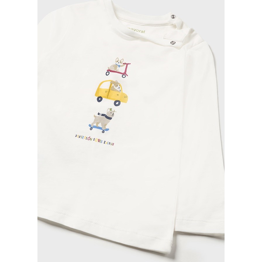 Mayoral Kışlık Erkek Bebek T-shirt Eşofman Alt Yelek Set Mavi