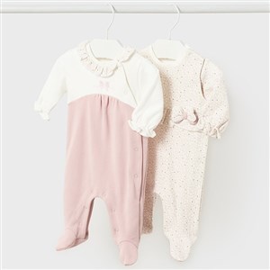 Mayoral Kışlık Kız Bebek Tulum 2'li Set