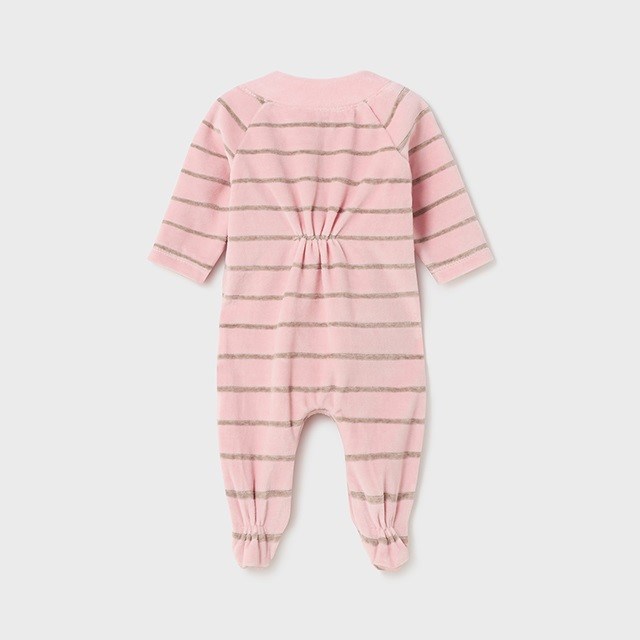 Mayoral Kışlık Kız Bebek Kadife Tulum 2'li Set Pembe