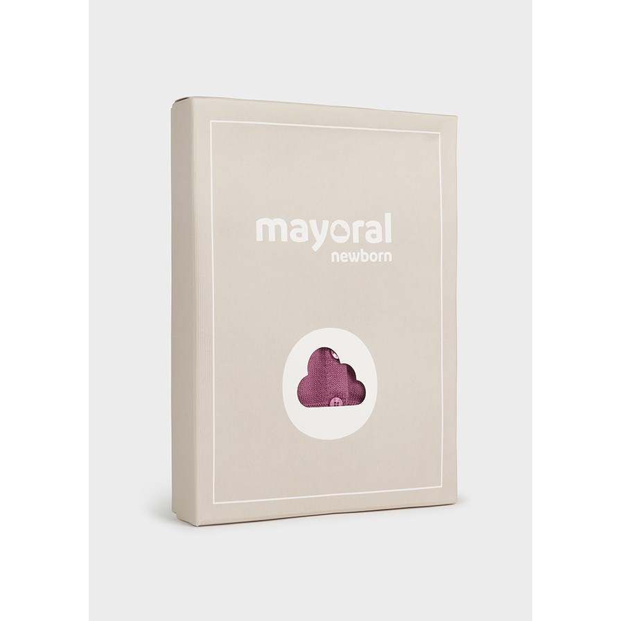 Mayoral Kışlık Kız Bebek Bluz Örme Tayt Ceket 3'lü Set Mor
