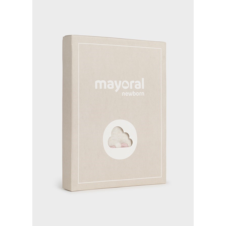 Mayoral Kışlık Kız Bebek Örme Bluz Pantolon 3'lü Set Pembe