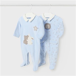 Mayoral Kışlık Erkek Bebek Kadife Tulum 2'li Set