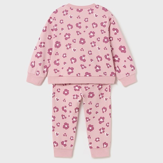 Mayoral Kışlık Kız Bebek Pijama Takım Pembe