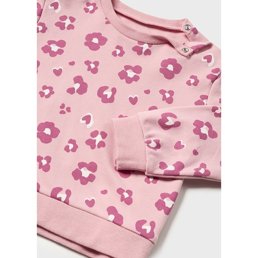 Mayoral Kışlık Kız Bebek Pijama Takım Pembe