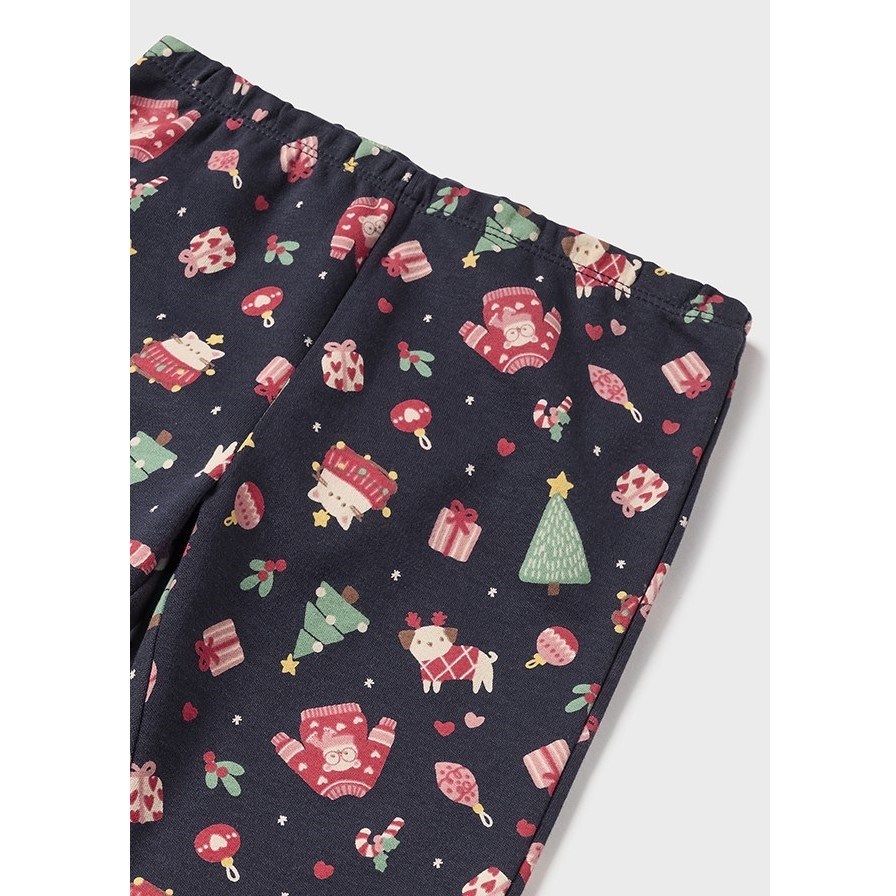 Mayoral Kışlık Kız Bebek Çantalı Pijama Takım Kırmızı