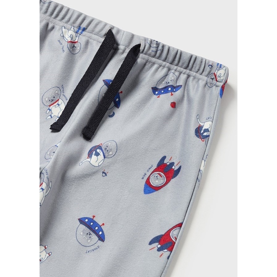 Mayoral Kışlık Erkek Bebek Pijama Takımı Gri