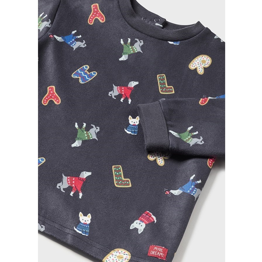 Mayoral Kışlık Erkek Bebek Pijama Takımı Mavi
