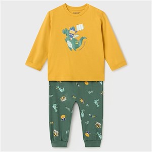 Mayoral Kışlık Erkek Bebek Çantalı Pijama Takımı