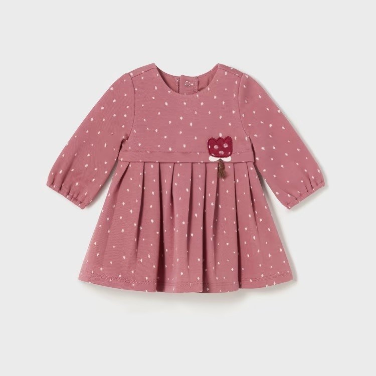 Mayoral Kışlık Kız Bebek Elbise Pembe