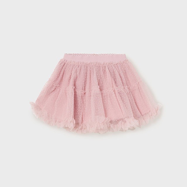Mayoral Kışlık Kız Bebek Tül Etek Pembe
