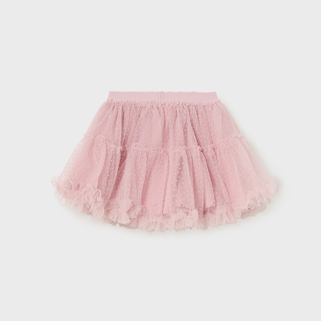 Mayoral Kışlık Kız Bebek Tül Etek Pembe