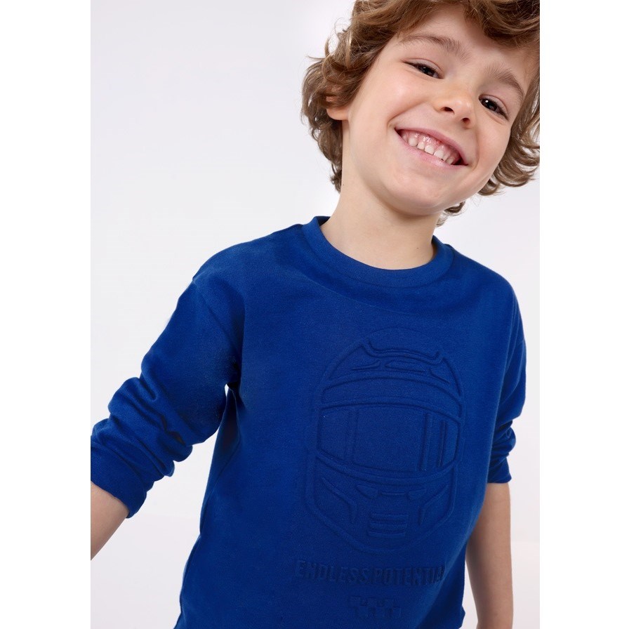 Mayoral Kışlık Erkek Uzun Kol T-shirt Mavi