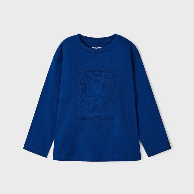 Mayoral Kışlık Erkek Uzun Kol T-shirt Mavi
