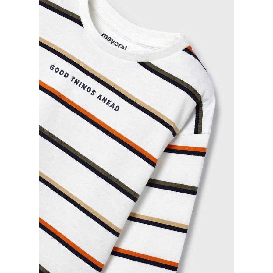 Mayoral Kışlık Erkek Uzun Kol T-shirt 2'li Set Turuncu