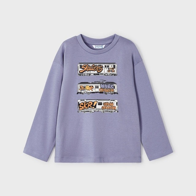 Mayoral Kışlık Erkek Uzun Kol T-shirt 2'li Set Gri