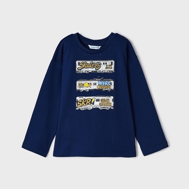Mayoral Kışlık Erkek Uzun Kol T-shirt 2'li Set Sarı