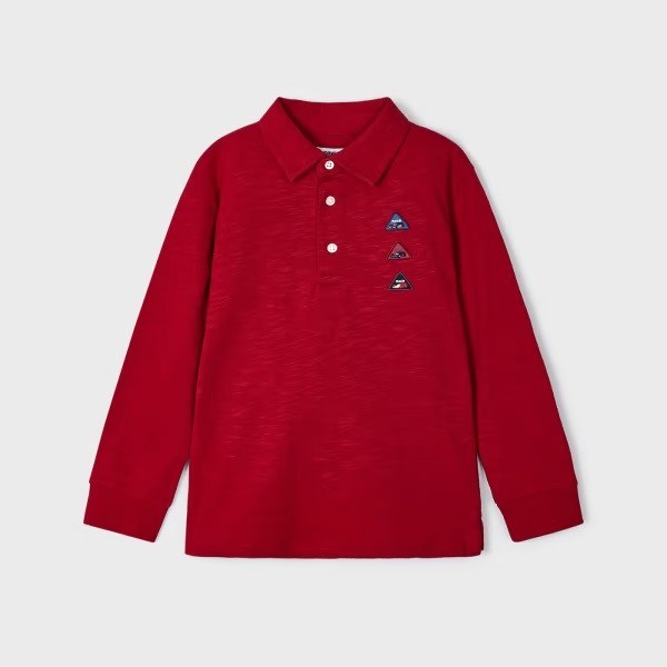 Mayoral Kışlık Erkek Polo Uzun Kol T-shirt Kırmızı