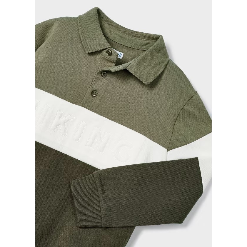 Mayoral Kışlık Erkek Polo Uzun Kol T-shirt Yeşil