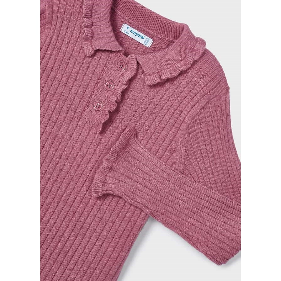 Mayoral Kışlık Kız Polo Örme Bluz Pembe