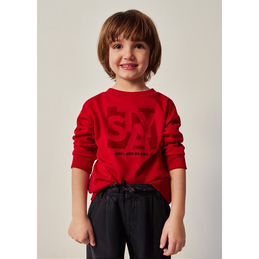 Mayoral Kışlık Erkek Uzun Kol S-shirt Kırmızı