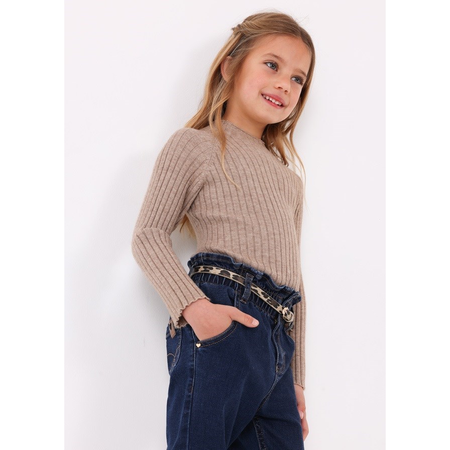 Mayoral Kışlık Kız Denim Pantolon Koyu Mavi