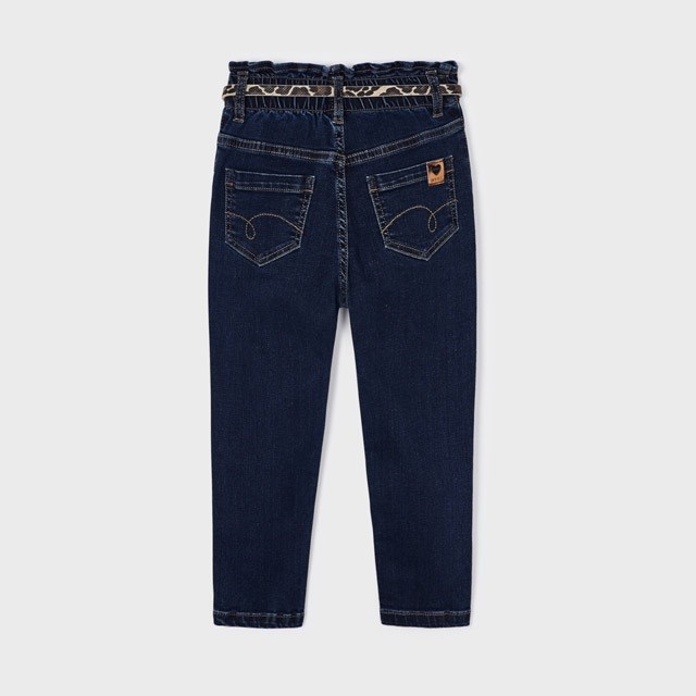 Mayoral Kışlık Kız Denim Pantolon Koyu Mavi