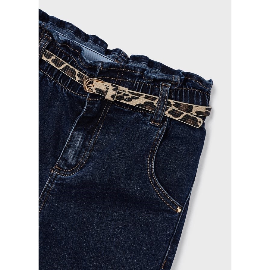 Mayoral Kışlık Kız Denim Pantolon Koyu Mavi