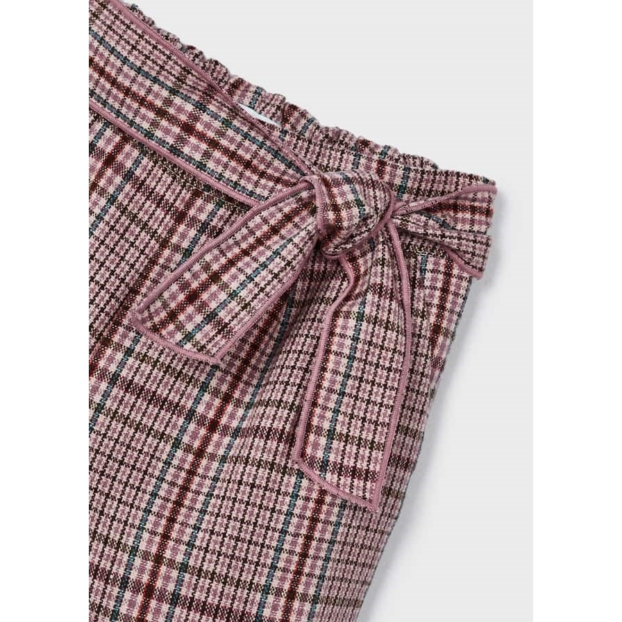 Mayoral Kışlık Kız Ekose Pantolon Pembe