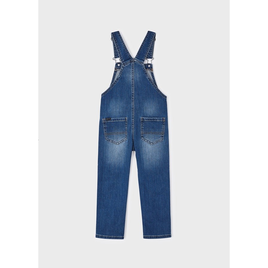 Mayoral Kışlık Erkek Denim Salopet Koyu Mavi
