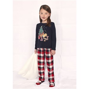 Mayoral Kışlık Kız Çantalı Pijama Set