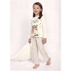 Mayoral Kışlık Kız Çantalı Pijama Set
