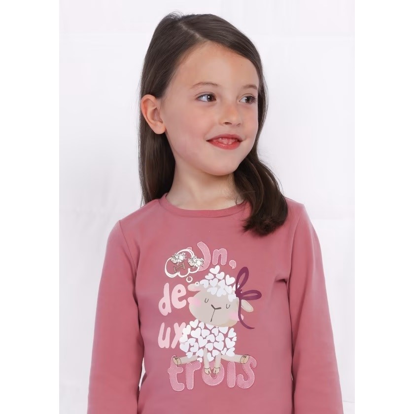 Mayoral Kışlık Kız Pijama Takım Pembe