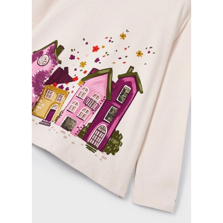 Mayoral Kışlık Kız S-shirt Tayt Takım Bordo