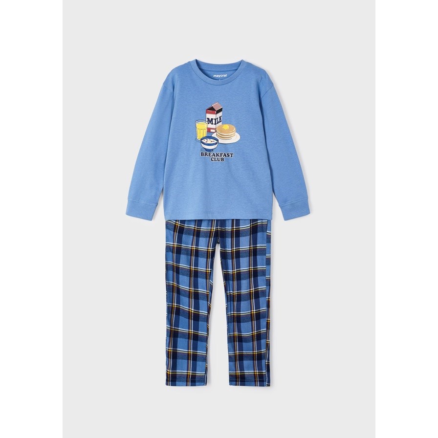 Mayoral Kışlık Erkek Çantalı Pijama Takım Mavi
