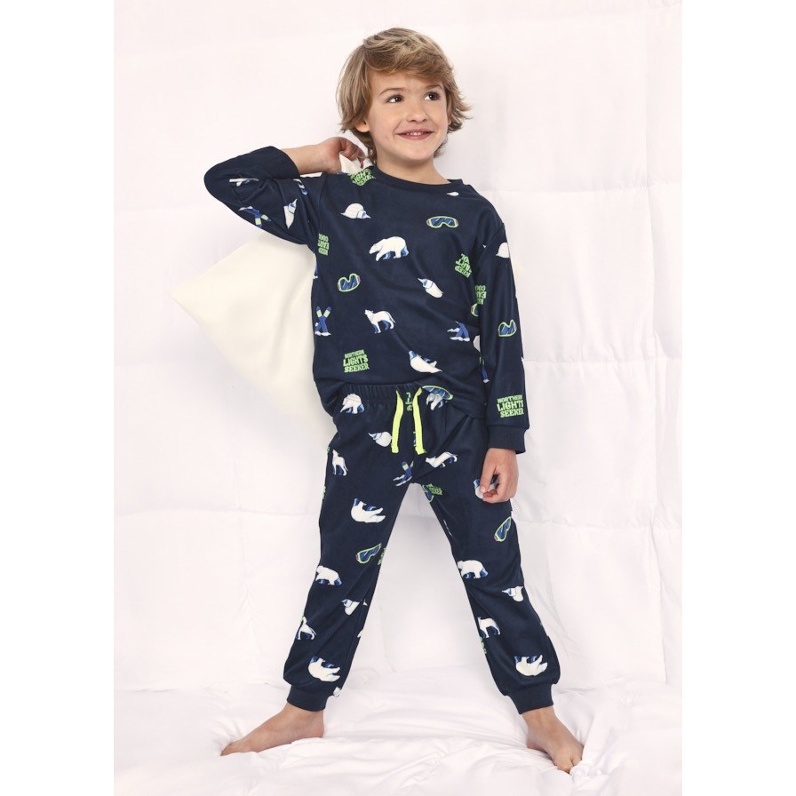 Mayoral Kışlık Erkek Pijama Takım Koyu Mavi