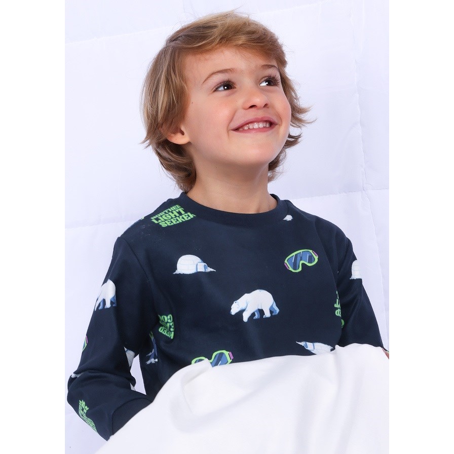 Mayoral Kışlık Erkek Pijama Takım Koyu Mavi
