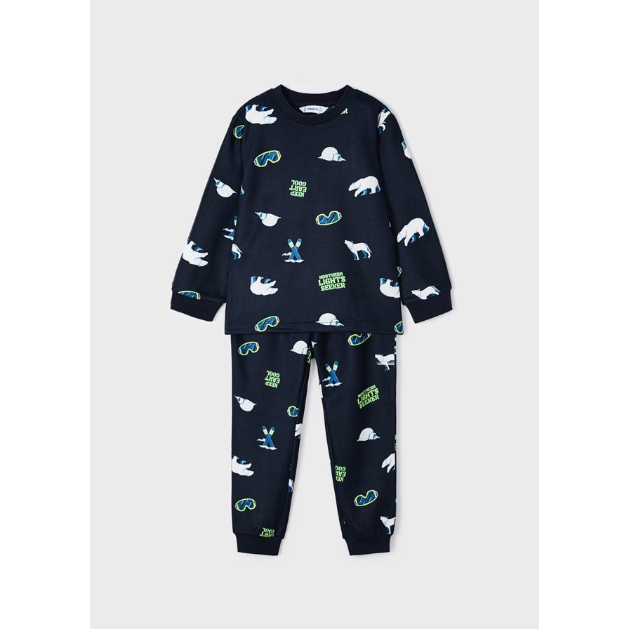 Mayoral Kışlık Erkek Pijama Takım Koyu Mavi