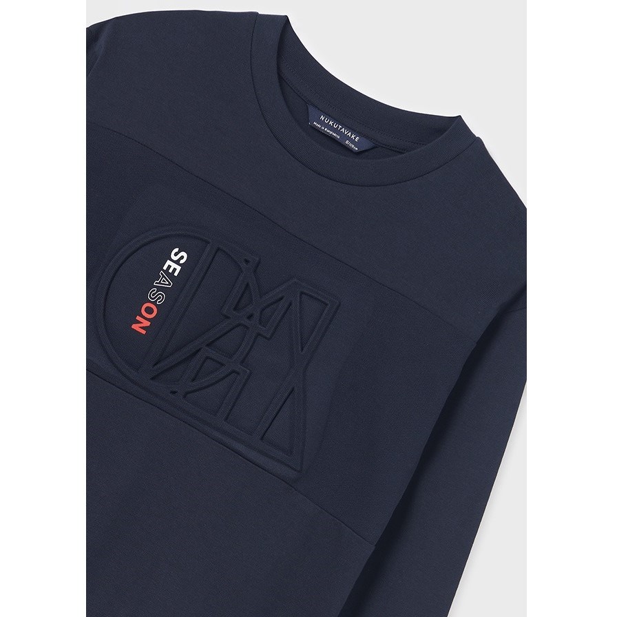 Mayoral Kışlık Erkek Uzun Kol T-shirt Koyu Mavi