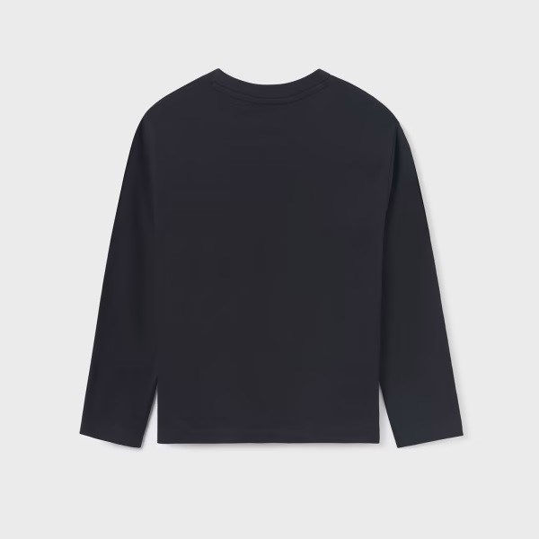 Mayoral Kışlık Erkek Uzun Kol T-shirt Siyah