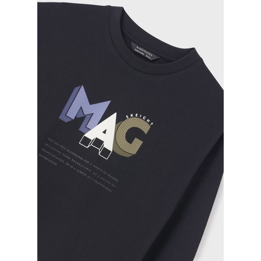 Mayoral Kışlık Erkek Uzun Kol T-shirt Siyah
