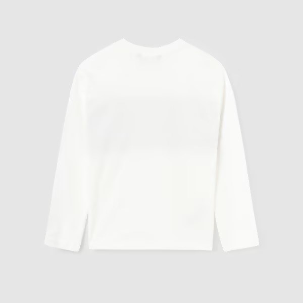 Mayoral Kışlık Erkek Uzun Kol T-shirt Krem