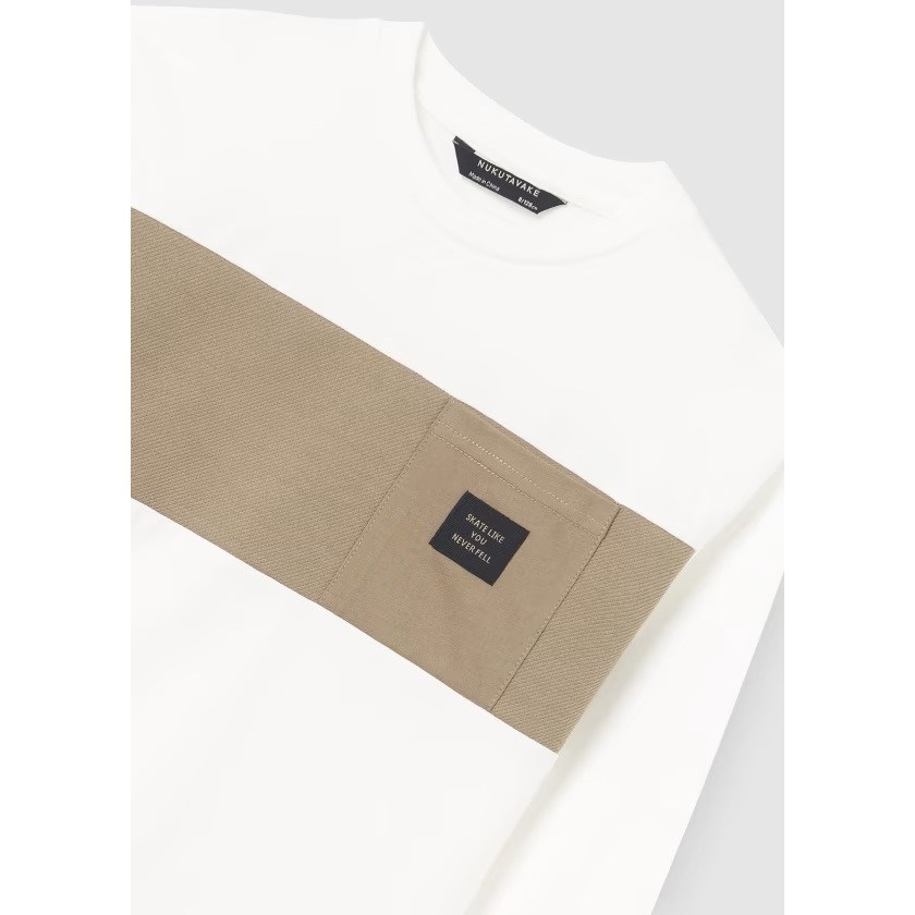 Mayoral Kışlık Erkek Uzun Kol T-shirt Krem